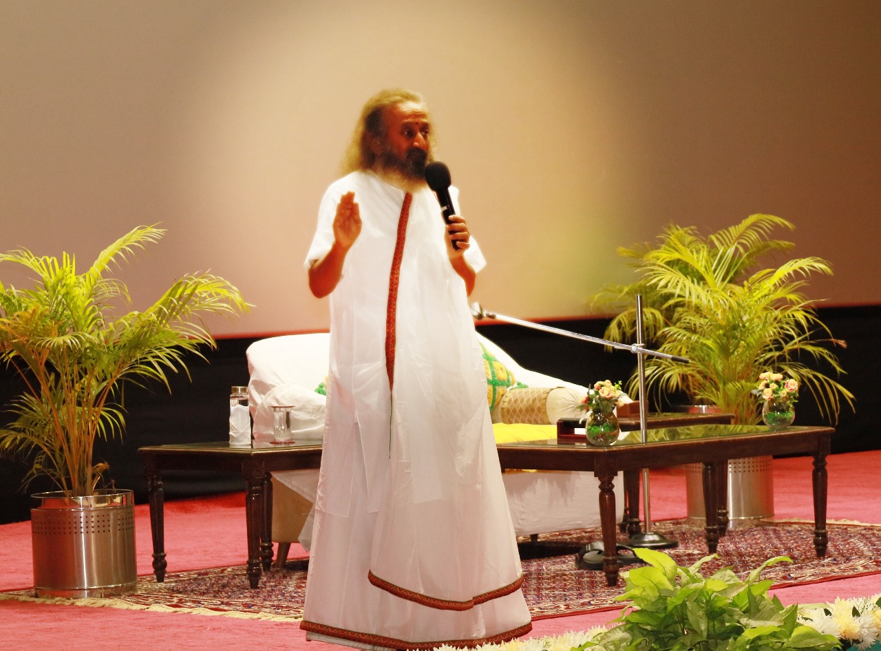 दक्षिण-पश्चिमी कमान जयपुर में  गुरुदेव श्री श्री रविशंकर का विशेष सत्र आयोजित