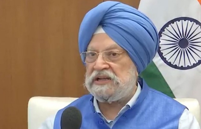 पेट्रोलियम और प्राकृतिक गैस मंत्री हरदीप सिंह पुरी का फाइल फोटो