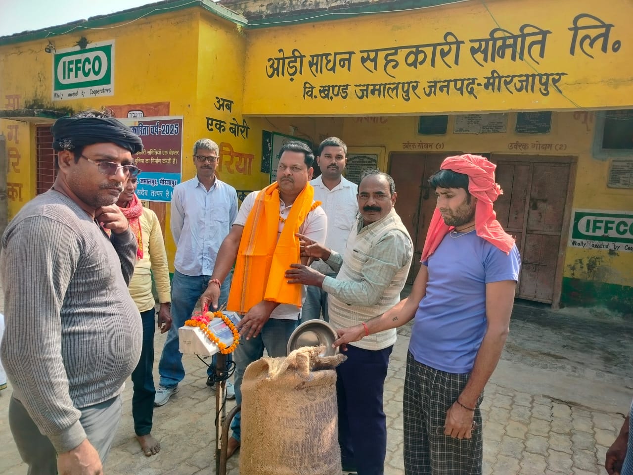 ओड़ी धान क्रय केंद्र पर खरीद आरम्भ।