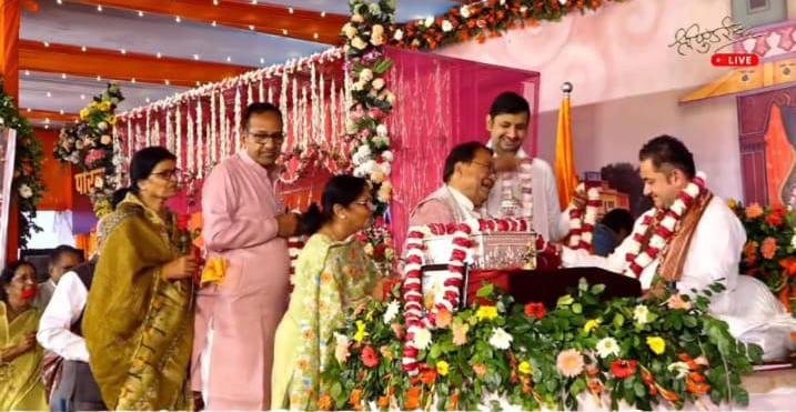 श्रीमद भागवत कथा का हुआ सम्पन्न