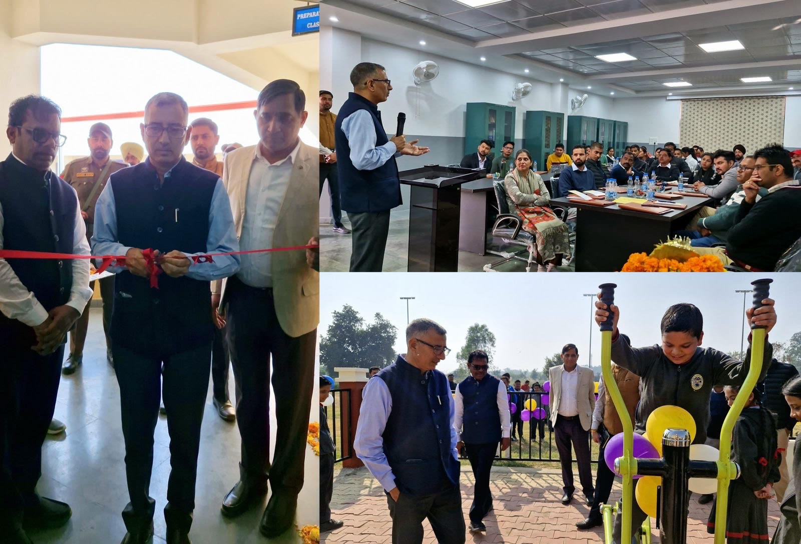 DC Kathua dedicates state-of-the-art library and open gym to KV students DC Kathua dedicates state-of-the-art library and open gym to KV students