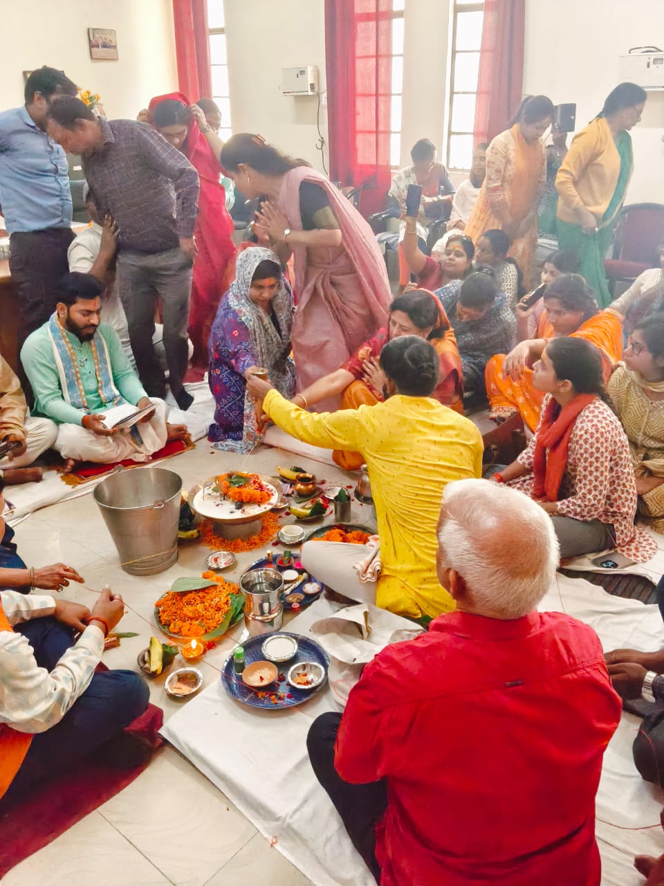 संस्कृत एवं प्राकृत भाषा विभाग द्वारा रुद्राभिषेक का आयोजन*