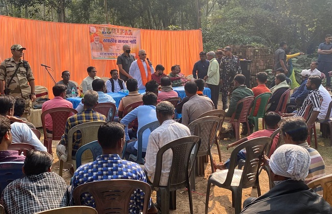 दिलीप घोष नारायणगढ़ के कार्यक्रम में-1