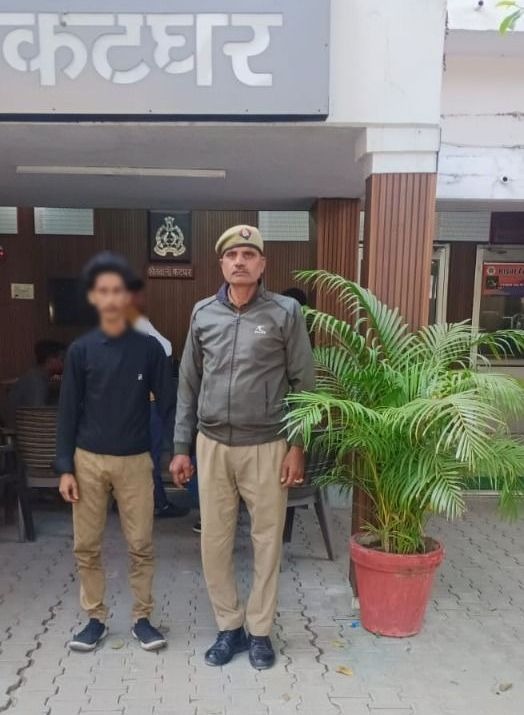 नाबालिग से दुष्कर्म का आरोपित अरुण पुलिस गिरफ्त में ।