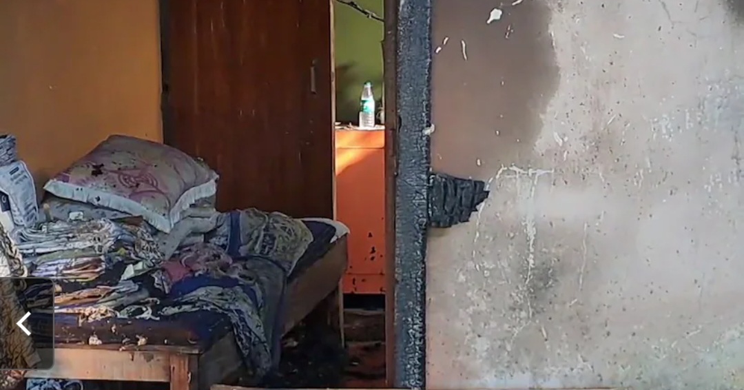 घटना के बाद घटनास्थल का दृश्य