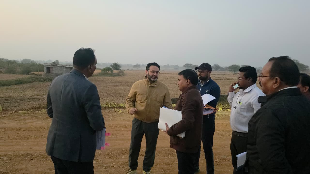 एनएच 343 का निरीक्षण