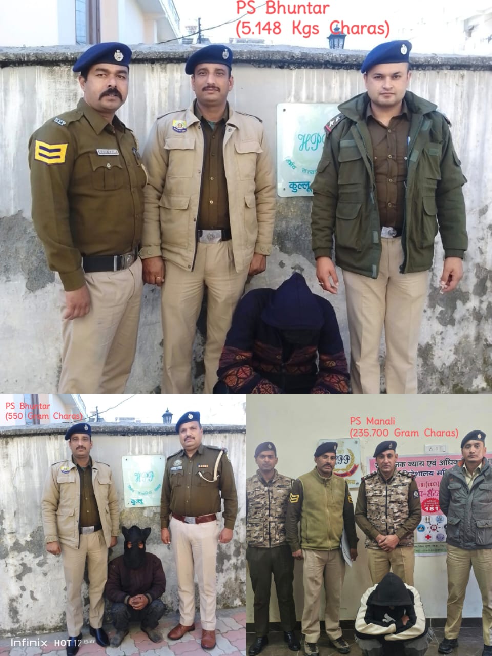 चरस के साथ