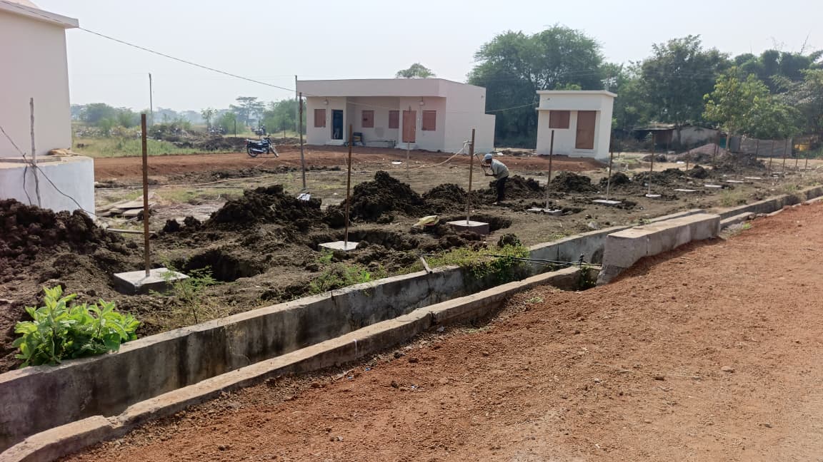 ग्राम श्यामतराइ में बन रहा औद्योगिक पार्क।