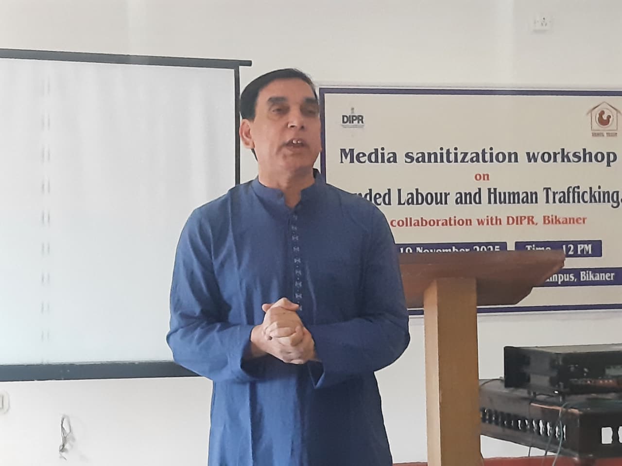 बंधुआ मजदूर या मानव तस्करी को बारीकी तत्वों से पहचानना जरुरी : मीडिया कार्यशाला