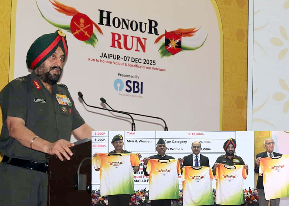 पूर्व सैनिकों और वीर योद्धाओं को समर्पित एक सच्ची श्रद्धांजलि है ऑनर रन : आर्मी कमांडर मनजिंदर सिंह