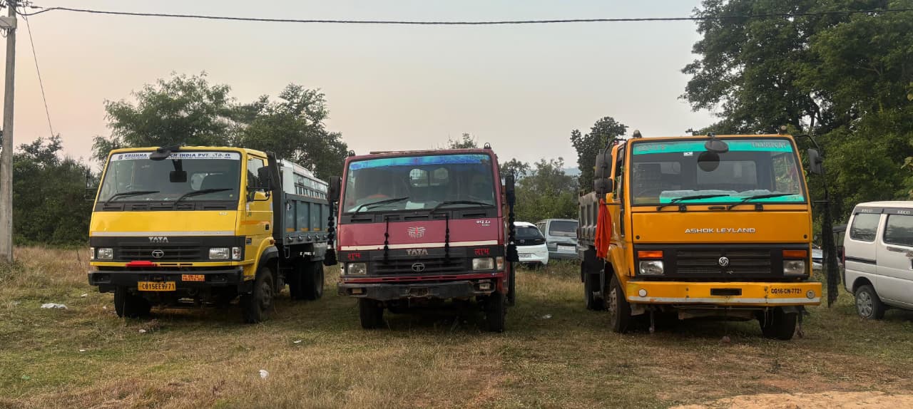 अवैध खनिज परिवहन पर एक्शन अवैध खनिज परिवहन पर एक्शन