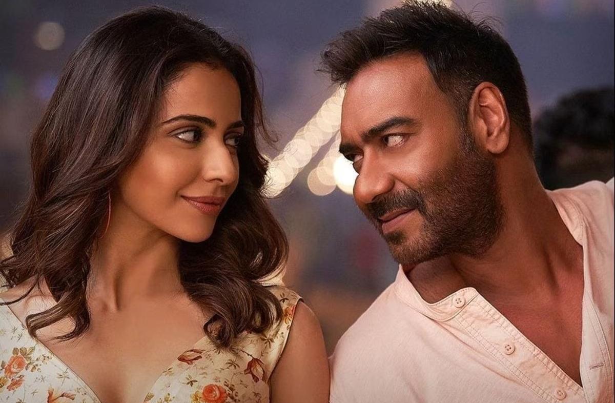 अजय देवगन, रकुल प्रीत सिंह  - फोटो सोर्स एक्स