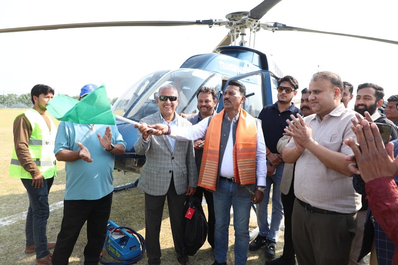 शुरू हुई पीएम श्री हेली पर्यटन सेवा