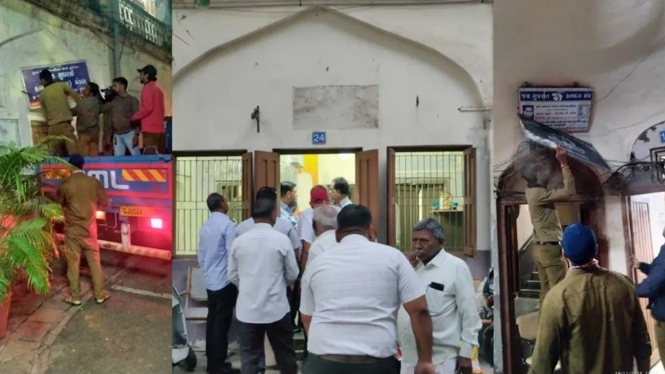 मनपा मुख्यालय पर अवैध यूनियनो पर कार्रवाई