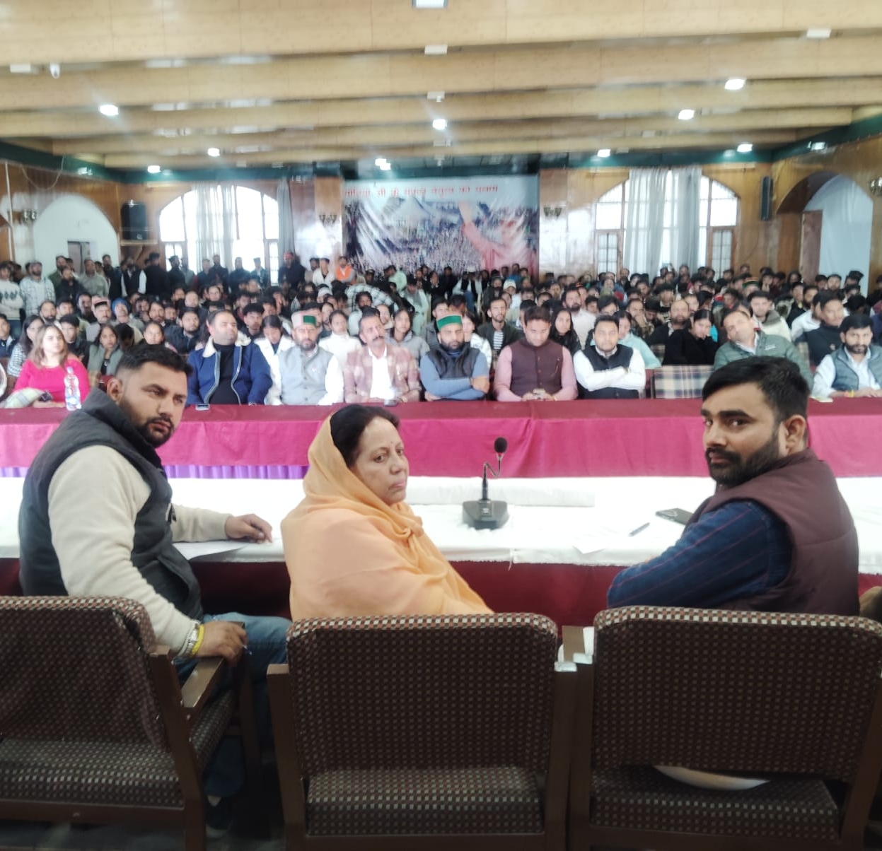 युवा कांग्रेस के कार्यकर्ता