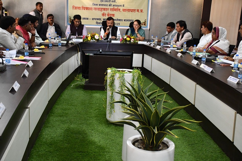 जिला विकास सलाहकार समिति की बैठक