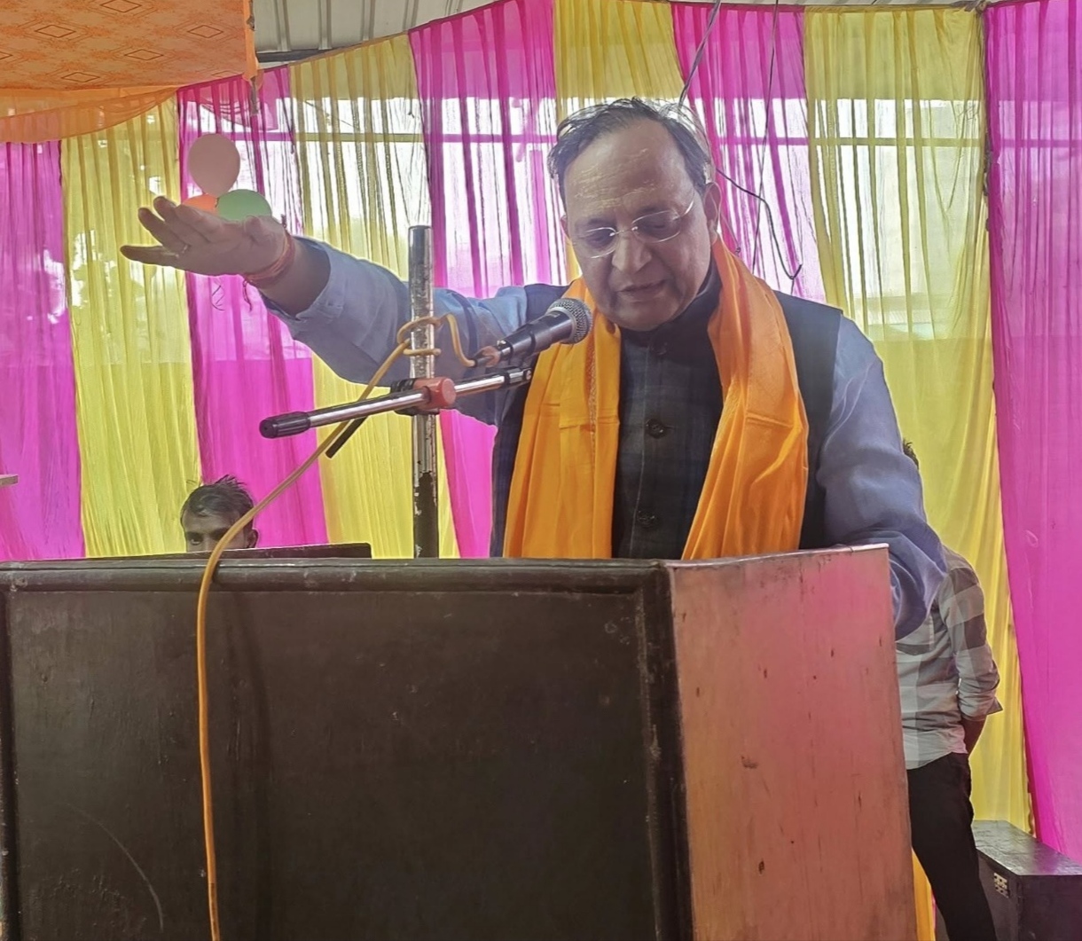 कार्यक्रम को सम्बोधित करते भाजपा के राष्ट्रीय महासचिव अरुण सिंह।