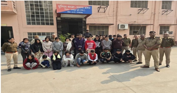 जयपुर में फर्जी कॉल सेंटरों से अमेरिकी नागरिकों से लाखों डॉलर की ठगी करने का भंडाफोड