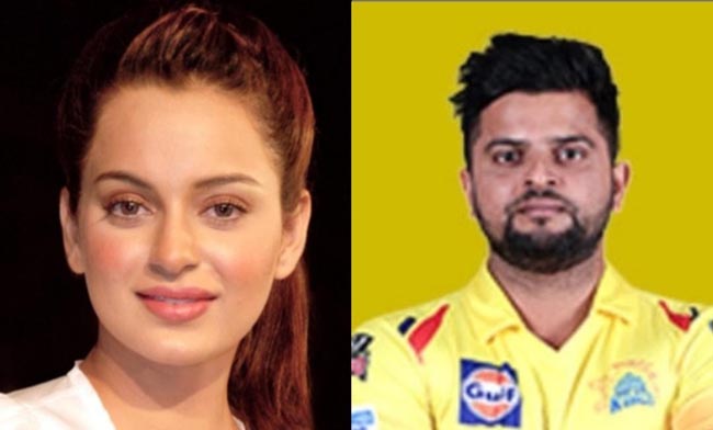 कंगना राणावत एवं सुरेश रैना