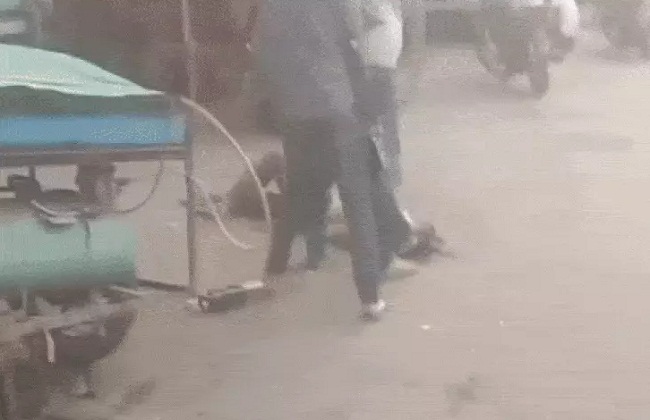 वीडियो से ली गई घटना की तस्वीर