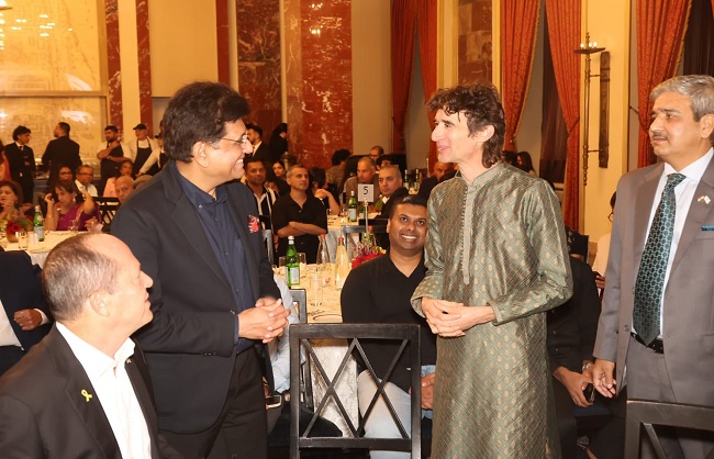 कार्यक्रम को संबोधित करते वाणिज्‍य मंत्री पीयूष गोयल