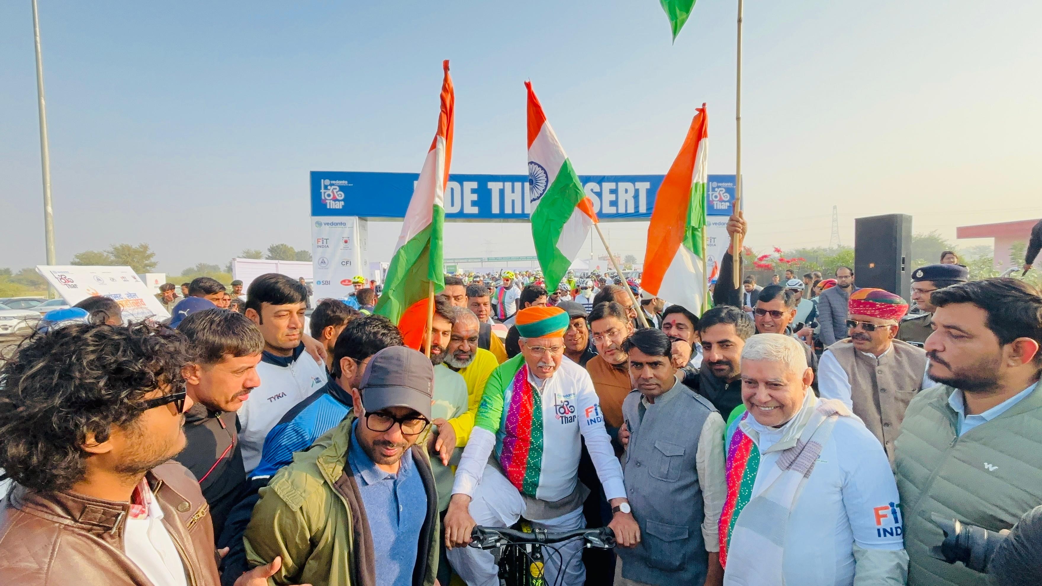 केंद्रीय कानून मंत्री अर्जुन राम मेघवाल की पहल: 'वेदांता टूर डी थार' अंतरराष्ट्रीय साइक्लिंग रेस का आयोजन