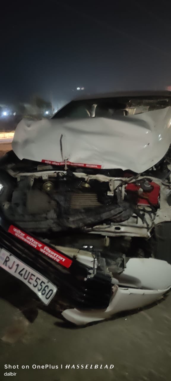 शादी समारोह से लौटते वक्त वित्त आयोग अध्यक्ष अरुण चतुर्वेदी की कार दुर्घटनाग्रस्त