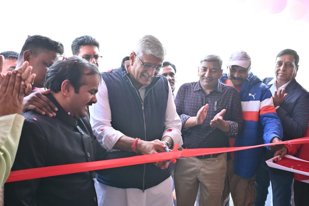 केंद्रीय मंत्री ने ढींगसरी में किया मगन सिंह राजवी फुटबॉल अकादमी और गर्ल्स हॉस्टल का उद्घाटन