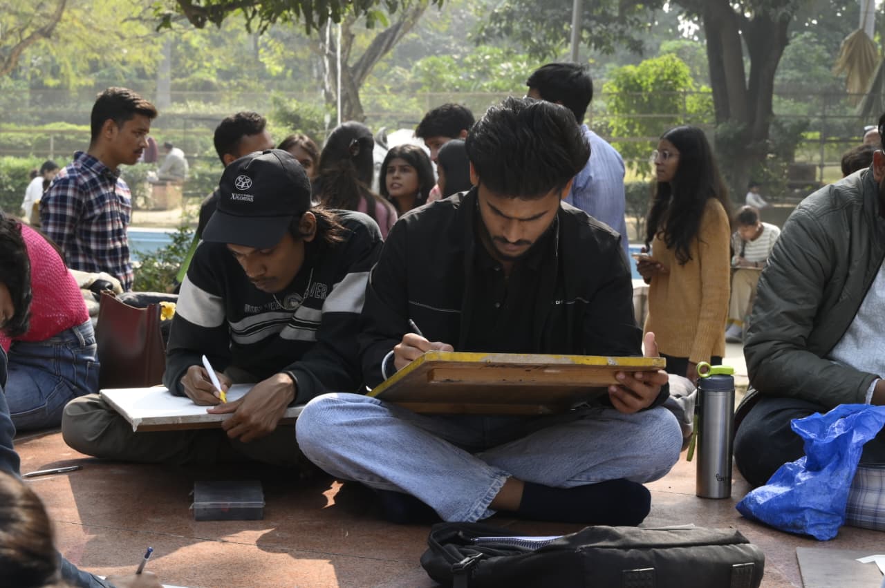 काशी तमिल संगमम–4 में पोस्टर प्रतियोगिता