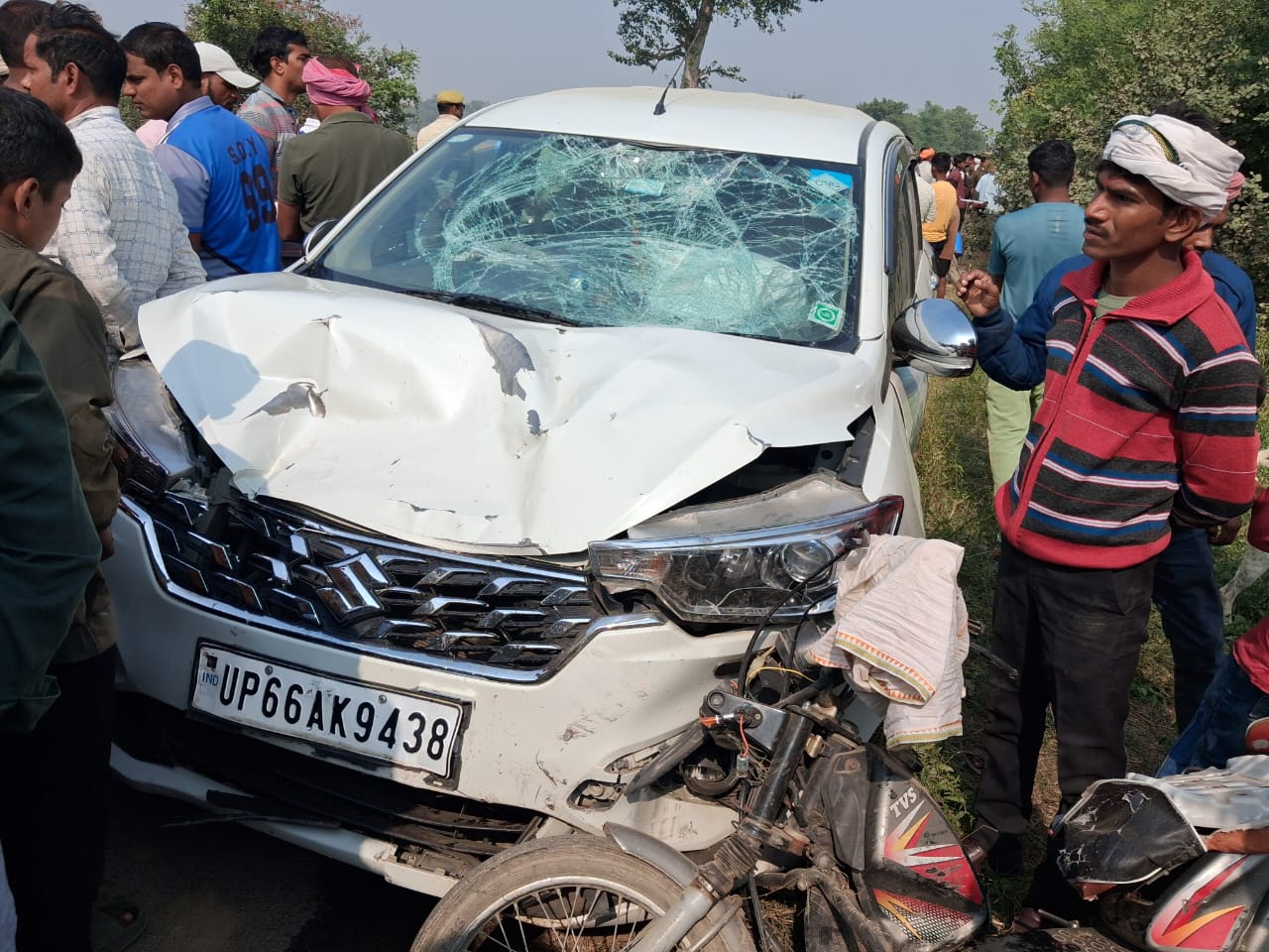 दुर्घटना करने वाली कार