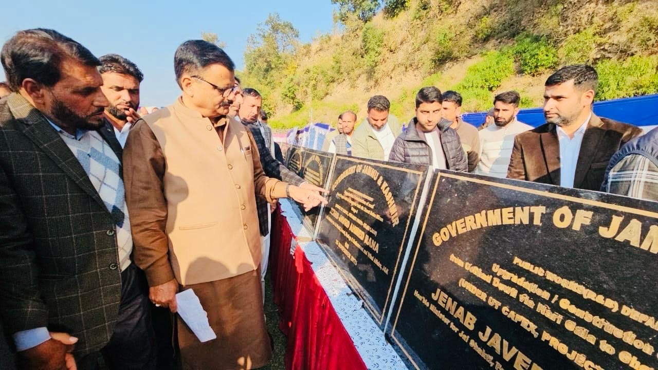 Rana laid the foundation stone for projects worth over Rs 80 crore in Mankot.