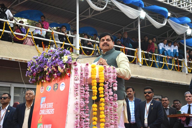 भोपाल के बड़े तालाब में 8वीं इंटर स्टेट चैलेंजर्स और 45वीं जूनियर नेशनल रोइंग चैंपियनशिप का शुभारंभ