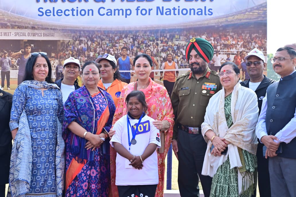 जयपुर मिलिट्री स्टेशन में स्पेशल ओलंपिक्स स्टेट गेम्स एथलेटिक्स–2025 का भव्य आगाज़