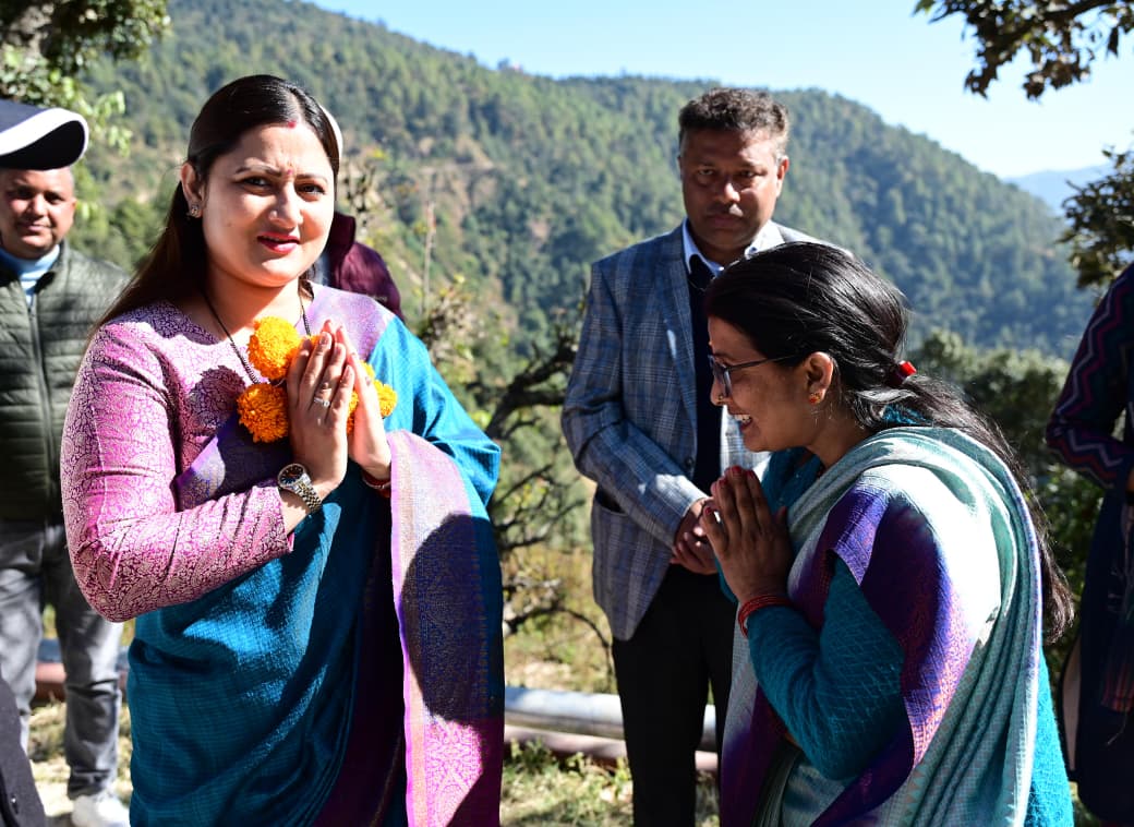 गीता धामी का चंपावत दौरा गीता धामी का चंपावत दौरा