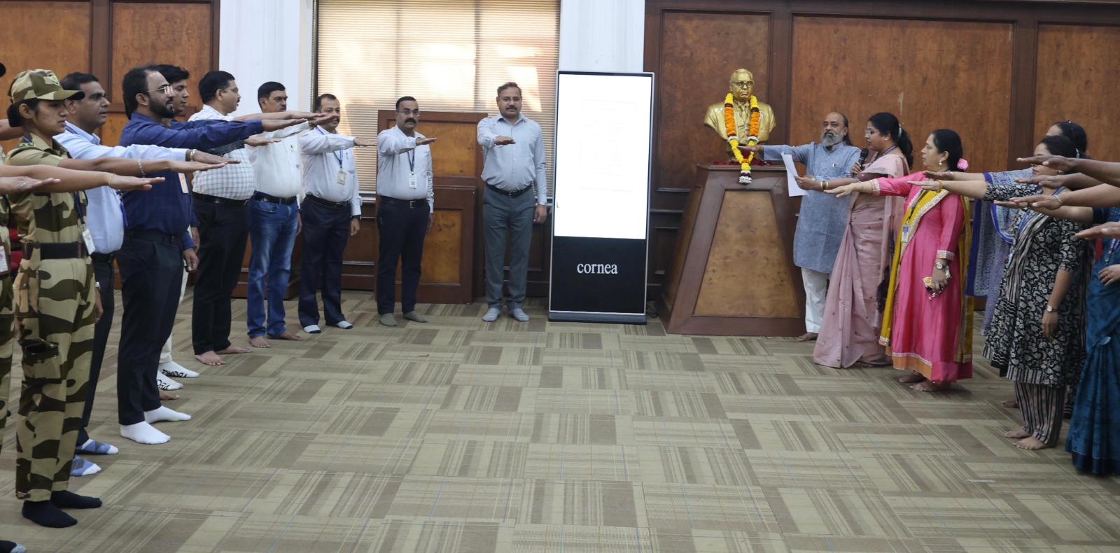 Construction Day celebrated in Thane municipality Construction Day celebrated in Thane municipality