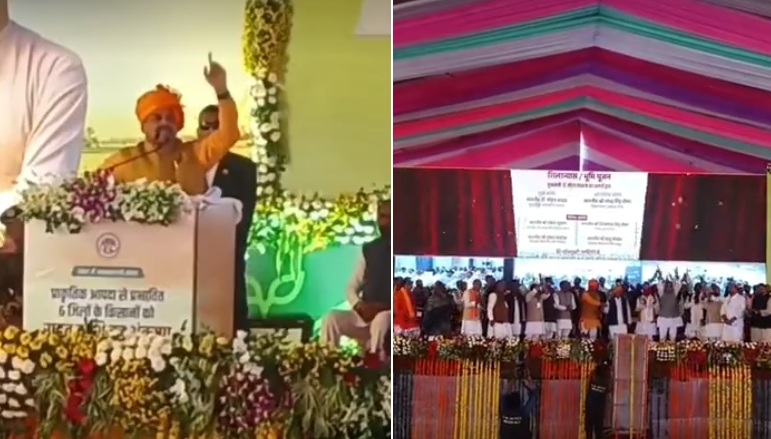 मुख्‍यमंत्री डॉ. मोहन यादव ने श्योपुर में कार्यक्रम को संबोधित किया