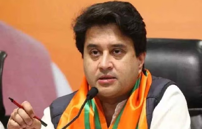 केन्‍द्रीय मंत्री सिंधिया