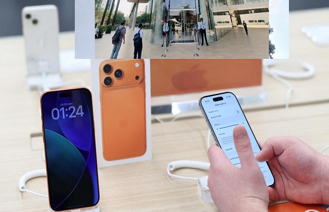 ऐपल के लोगो का प्रतीकात्‍मक चित्र