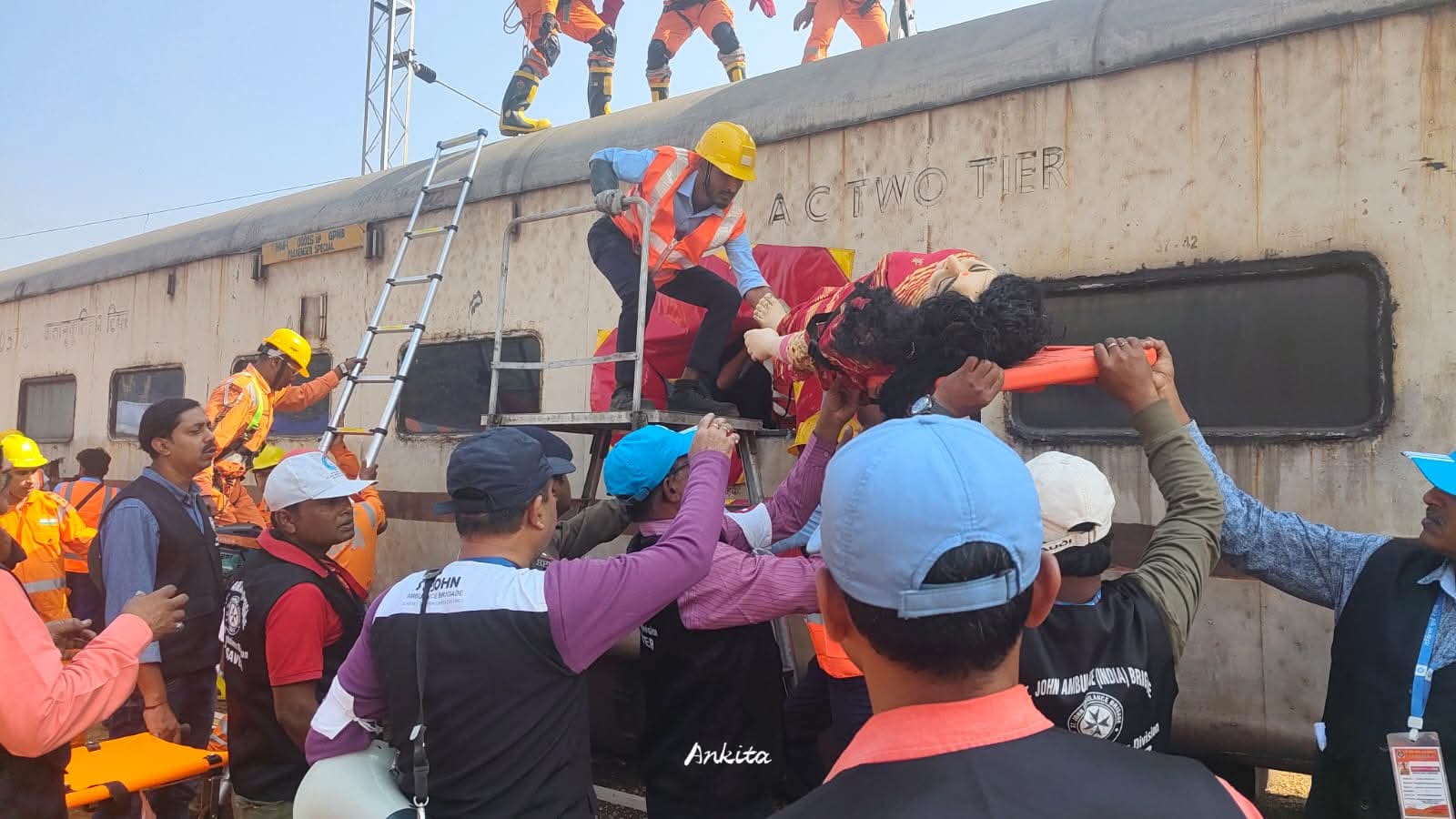 खड़गपुर मंडल की मॉक आपदा प्रबंधन एक्सरसाइज खड़गपुर मंडल की मॉक आपदा प्रबंधन एक्सरसाइज