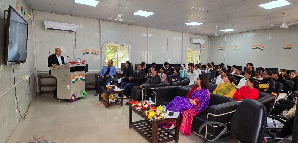 College newsletter Madheen Bites released at the closing ceremony of the six-day workshop.