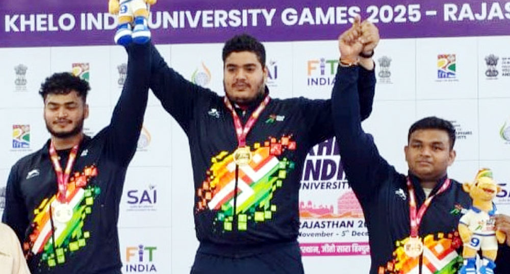 खेलो इंडिया यूनिवर्सिटी गेम्स में बीकानेर के केशव बिस्सा ने रचा इतिहास