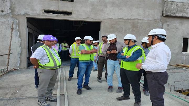 इंदौर मेट्रो परियोजना एवं गांधी नगर डिपो क्षेत्र का निरीक्षण