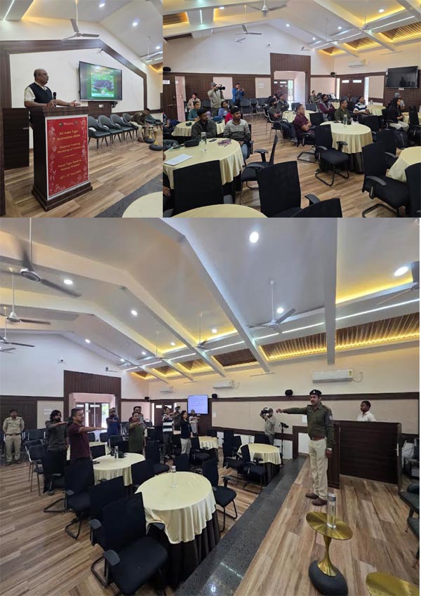 Seoni: All India Tiger Estimation (AITE) 2026: Phase-I field exercise begins in Pench Tiger Reserve Seoni: All India Tiger Estimation (AITE) 2026: Phase-I field exercise begins in Pench Tiger Reserve