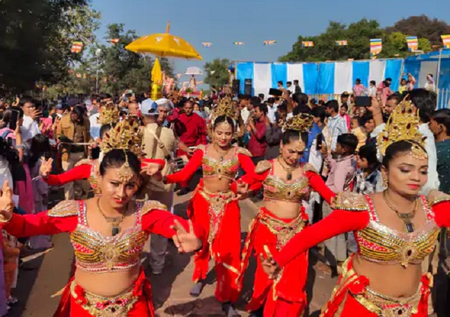 अस्थि कलश शोभायात्रा निकली