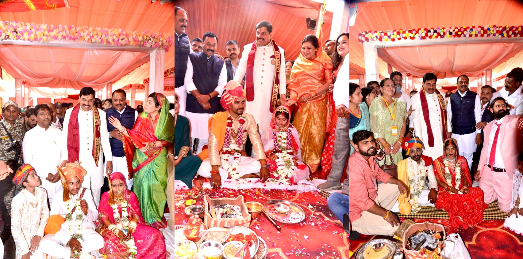 उज्जैन में आयोजित हुआ सामूहिक विवाह समारोह