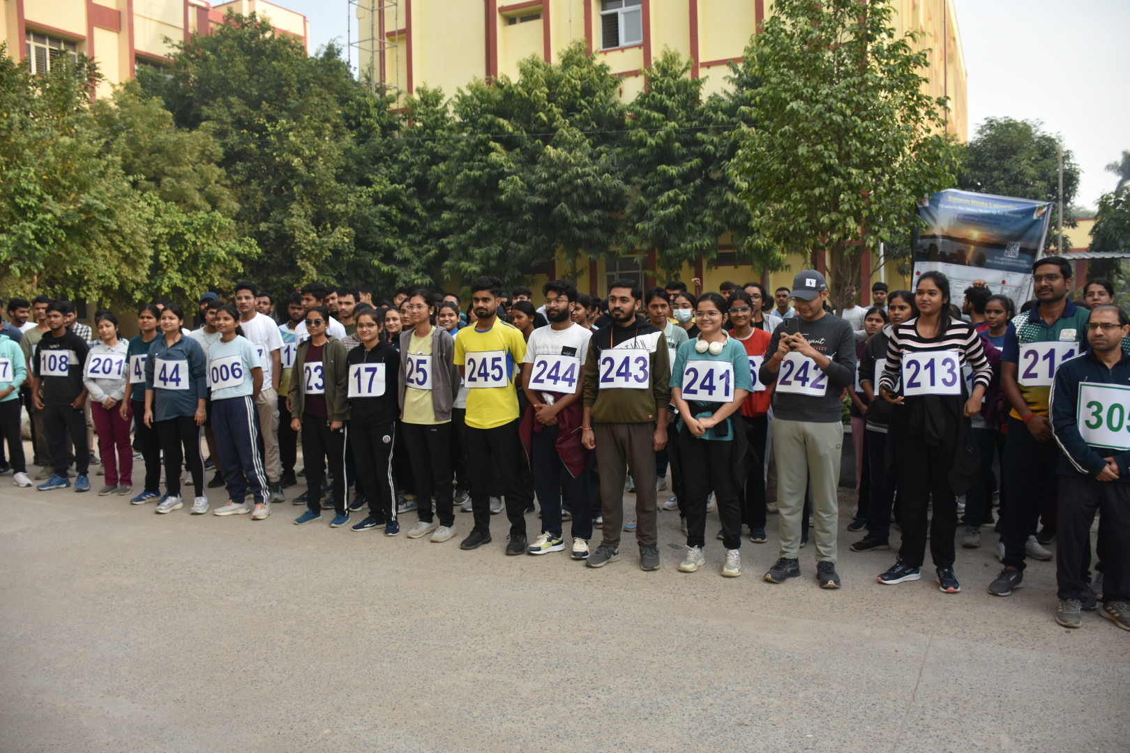 बीएचयू विज्ञान संस्थान की मैराथन