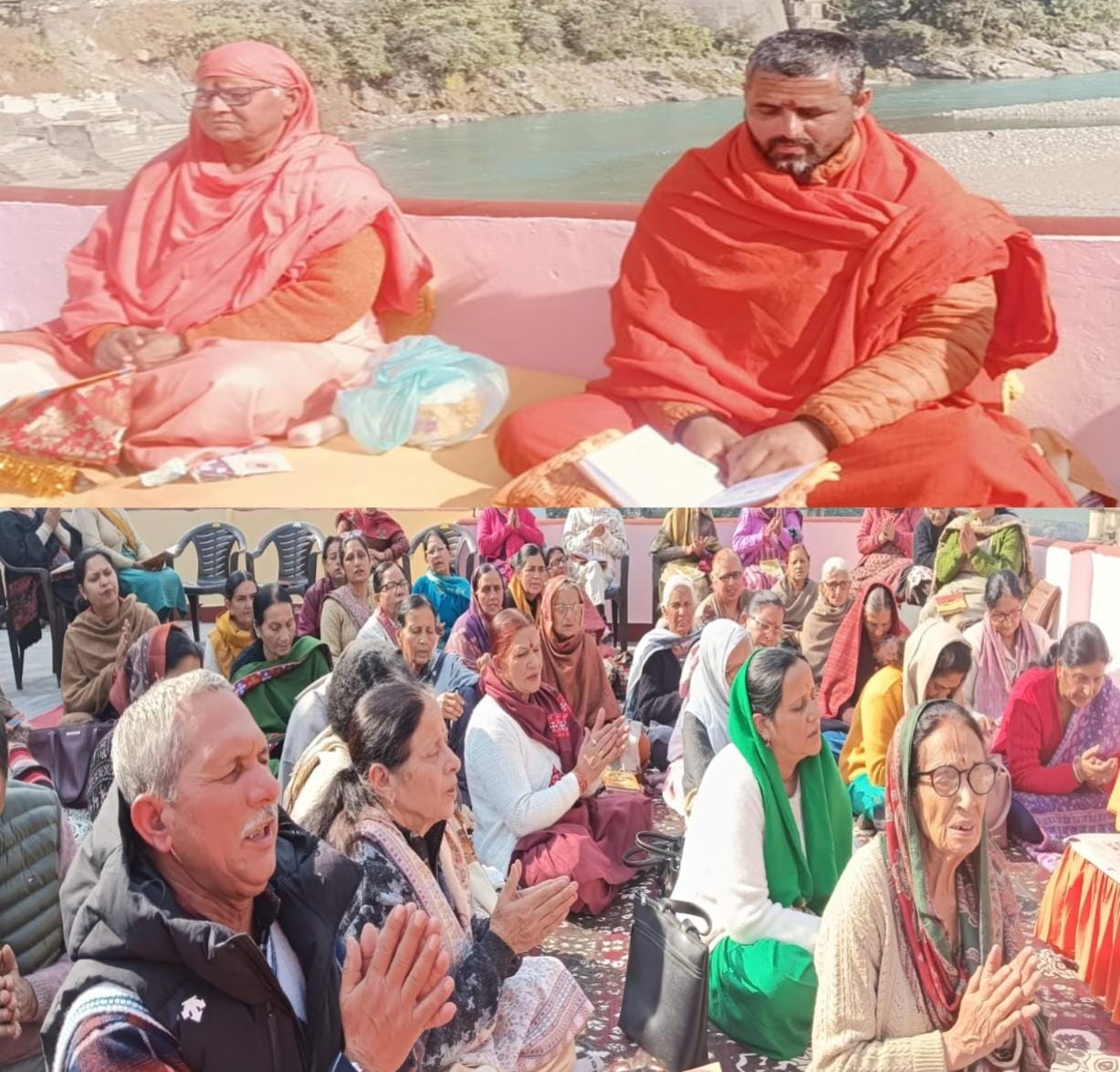 श्रीमद्भगवद गीता जयंती का जन्मोत्सव पर आयोजित कार्यक्रम में भाग लेते हुए. श्रीमद्भगवद गीता जयंती का जन्मोत्सव पर आयोजित कार्यक्रम में भाग लेते हुए.