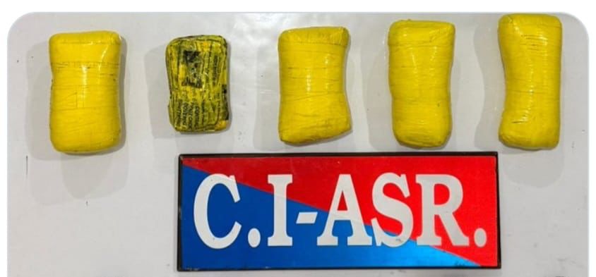 पंजाब पुलिस द्वारा बरामद हेराेइन