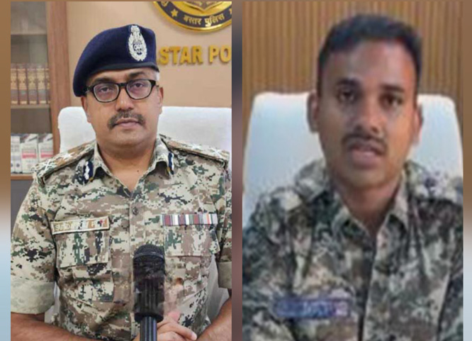 बस्तर आईजी सुंदरराज, सुकमा एसपी किरण चव्हाण बस्तर आईजी सुंदरराज, सुकमा एसपी किरण चव्हाण