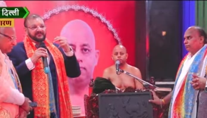 दिल्ली में पुरस्कार ग्रहण करने के बाद डा. गुप्ता संबोधित करते हुए. दिल्ली में पुरस्कार ग्रहण करने के बाद डा. गुप्ता संबोधित करते हुए.